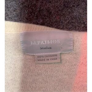 M.PATMOS Cream and Gray Sweater